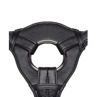 Lux Fetish Strap-On Harness Black Adjustable