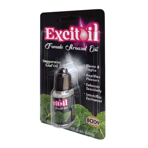 Body Action Excitoil Peppermint Arousal Oil - .5 oz