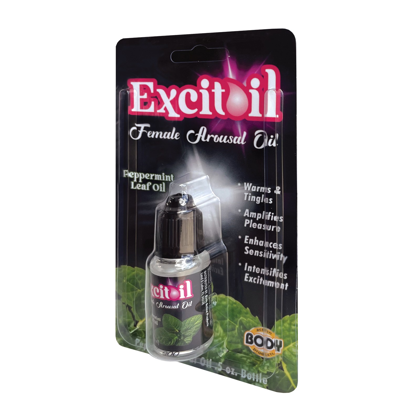 Body Action Excitoil Peppermint Arousal Oil - .5 oz