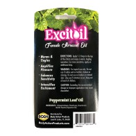 Body Action Excitoil Peppermint Arousal Oil - .5 oz