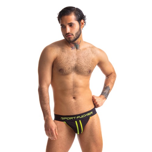 Sport Fucker Jersey Jock S Negro Verde