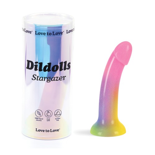 Love to Love Silicone Dildolls Stargazer Rainbow Glitter