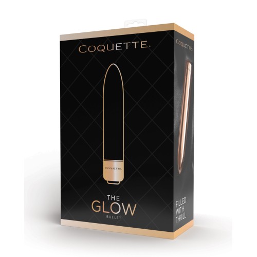 Coquette Glow Bullet Negro/Oro Rosado