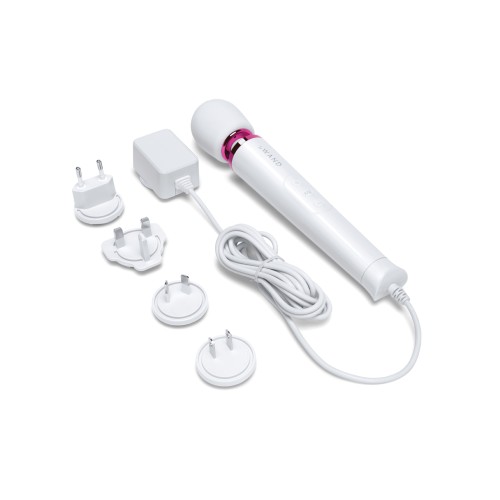 Masajeador Vibrante Plug-In Petite Le Wand Blanco