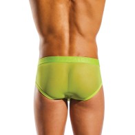 Cocksox Mesh Contour Pouch Brief Citrus Green