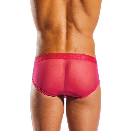 Cocksox Mesh Contour Pouch Sports Brief Fresia Pink MD