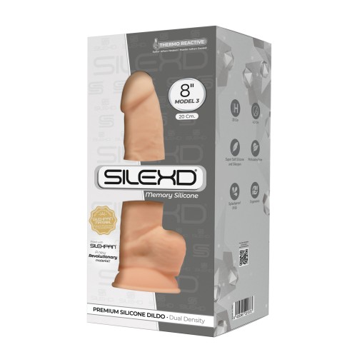 SilexD Modelo 3 Dildo de Silicona Marfil