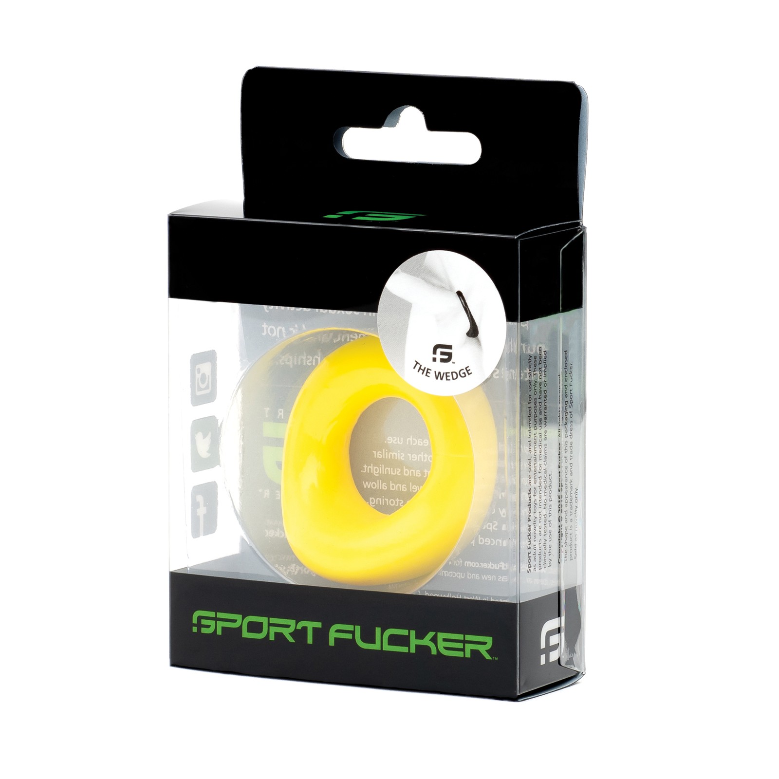 Anillo para Pene Sport Fucker Wedge Estirable - Amarillo