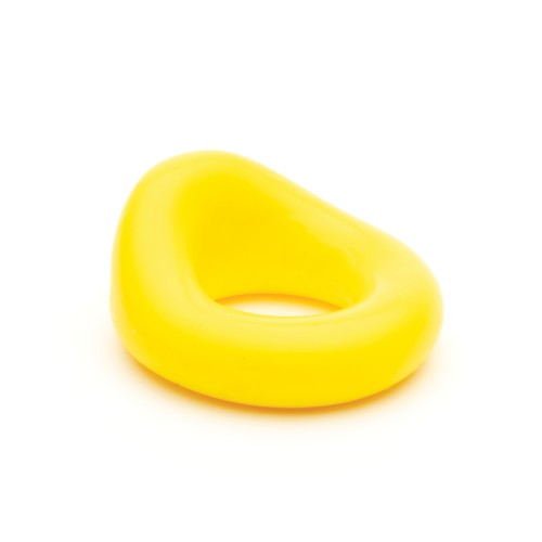 Sport Fucker Wedge Stretchable Cockring - Yellow