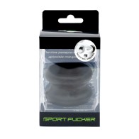 Sport Fucker Silicone Muscle Ball Stretcher Black