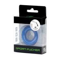 Sport Fucker Silicone Wedge Blue Cockring