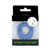 Sport Fucker Silicone Wedge Blue Cockring