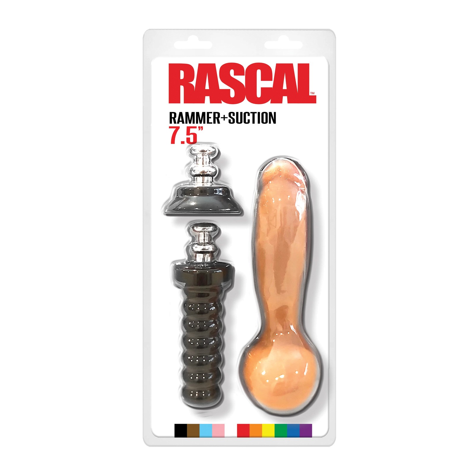 Rascal 8" Realistic Cock with Rammer