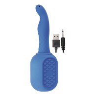 Vibrating Anal Douche Blue