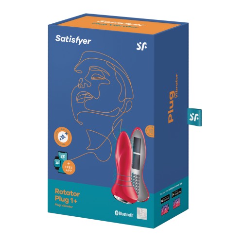 Satisfyer Rotator Plug 1+ Red - Prostate Stimulator