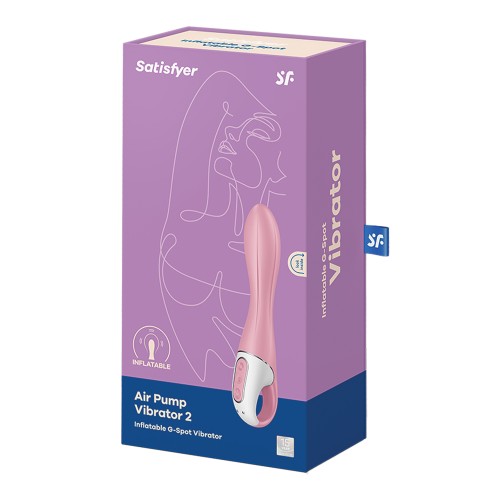 Vibrador Satisfyer Air Pump 2 Rojo Claro