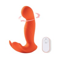 Crave 3 G-Spot Vibrator Rotating Head Orange