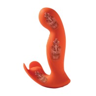 Crave 3 G-Spot Vibrator Rotating Head Orange