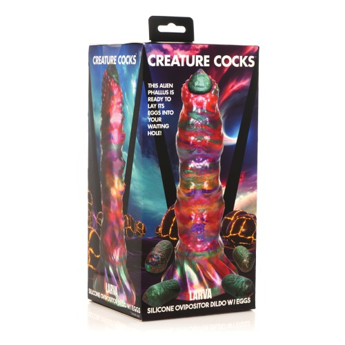 Creature Cocks Larva Ovipositor Silicone Dildo for Adventurous Play