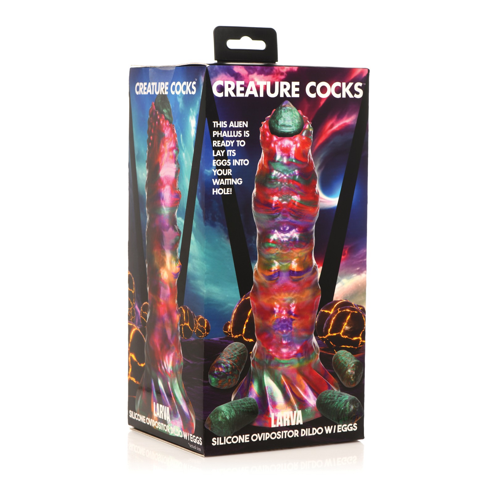 Creature Cocks Larva Ovipositor Silicone Dildo for Adventurous Play