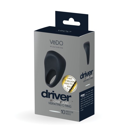 Anillo para el Pene Recargable VeDO Driver - Negro