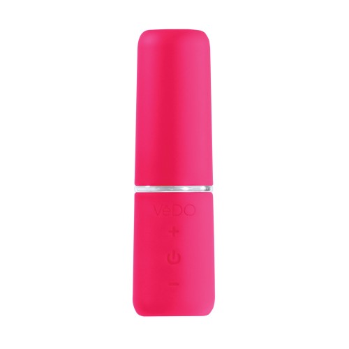 VeDO Retro Vibrador Recargable Barra de Labios Rosa