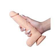 Paxton App Controlled Realistic 8.5 Inch Vibrating Dildo - Ivory