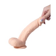 Paxton App Controlled Realistic 8.5 Inch Vibrating Dildo - Ivory