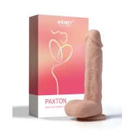 Paxton App Controlled Realistic 8.5 Inch Vibrating Dildo - Ivory