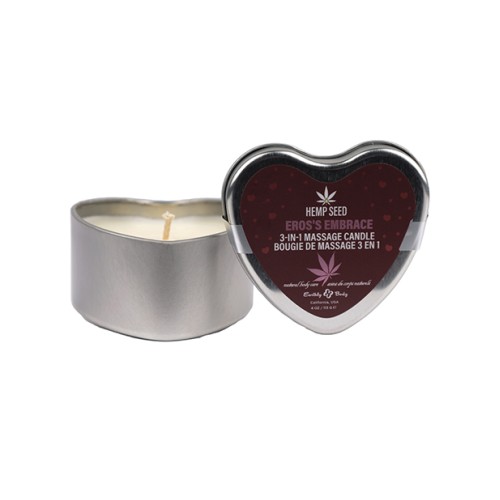 Earthly Body Massage Heart Candle Eros Embrace