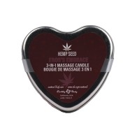 Earthly Body Massage Heart Candle Eros Embrace