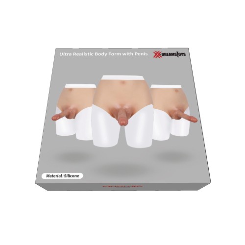 XX-DREAMSTOYS Forma de Pene Realista - Marfil