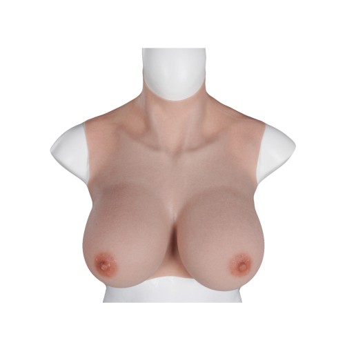 Ultra Realistic E Cup Breast Form - Large - Ivory