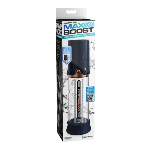 Bomba de Pene Max Boost Azul